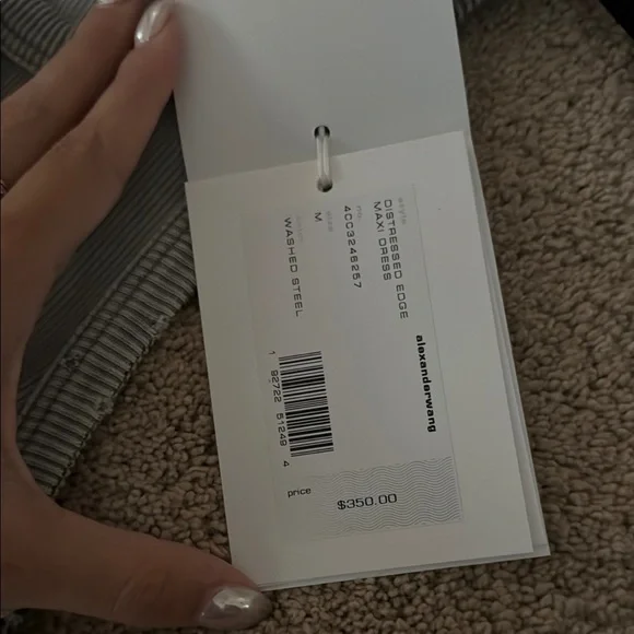 Alexander Wang Gray Maxi Dress - Picture 2 of 3